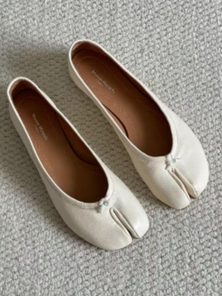Maison Martin Margiela White Flats